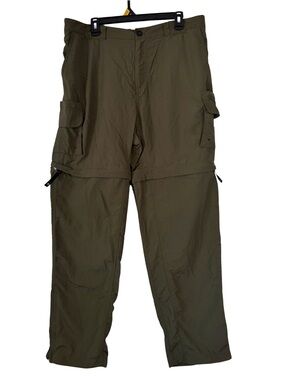 Magellan Outdoors Fish Gear Convertible Dark Green Pants